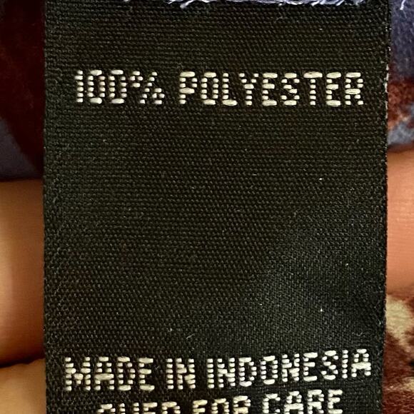 IZ BYER Purple Floral Button Down Blouse Size XS Spring Business Casual NWOT - Picture 8 of 8